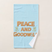 VREDE EN GOODWILL BAD HANDDOEK (Handdoek)