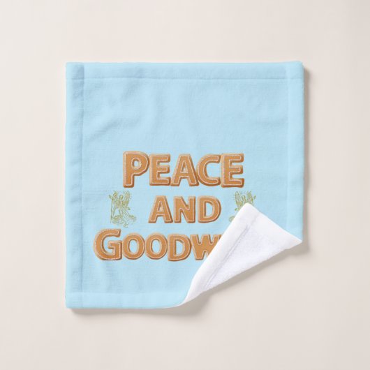 VREDE EN GOODWILL BAD HANDDOEK (Wasdoekje)