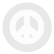 Vrede en goodwill Bold, moderne minimalistische va