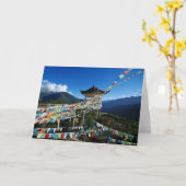 Vrede en harmonie kaart (Gele Bloem)