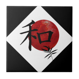 Vrede en harmonie tegeltje