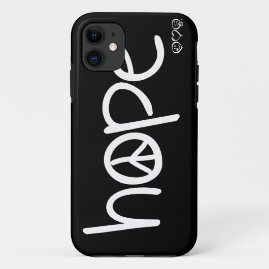 vrede en hoop Case-Mate iPhone case (Achterkant)