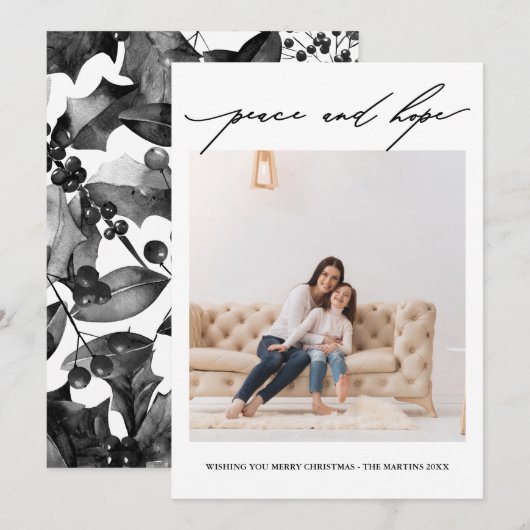 Vrede en hoop kaart (Voorkant / Achterkant)