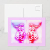 Vrede en hoop kunst briefkaart (Voorkant / Achterkant)