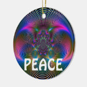 VREDE EN HOUD KERAMISCH ORNAMENT (Links)