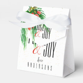 Vrede en Joy Red Green laat kerstcadeau achter Bedankdoosjes