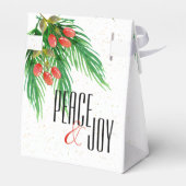 Vrede en Joy Red Green laat kerstcadeau achter Bedankdoosjes (Achterkant)