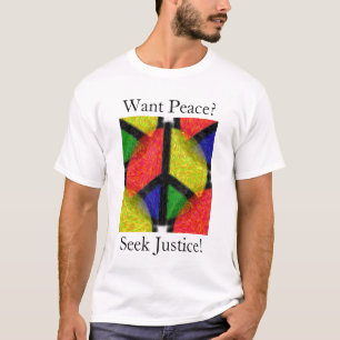 VREDE EN JUSTITIE T-SHIRT