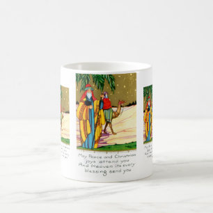 Vrede en kerstplezier koffiemok