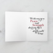 Vrede en kracht voor u kaart (Binnen)