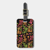 Vrede en liefde bagagelabel (Voorkant verticaal)