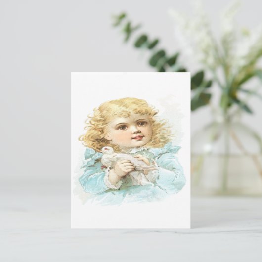 Vrede en liefde briefkaart (Staand voorkant)