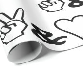 Vrede en liefde cadeaupapier (Rol Hoek)