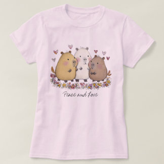 Vrede en Liefde Capybara T-shirt