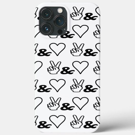Vrede en liefde Case-Mate iPhone case (Achterkant)