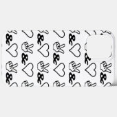 Vrede en liefde Case-Mate iPhone case (Achterkant (horizontaal))