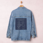vrede en liefde denim jacket (Hangar)