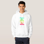 Vrede en liefde en al dat Jazz Sweatshirt (Voorkant volledig)