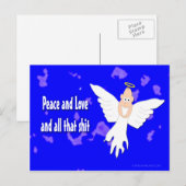 Vrede en liefde en alles wat S*** Briefkaart (Voorkant / Achterkant)