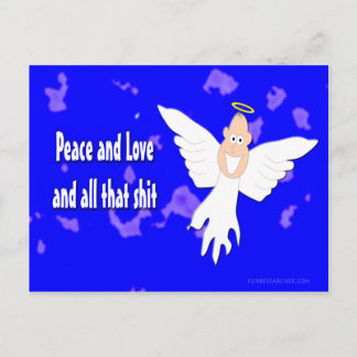 Vrede en liefde en alles wat S*** Briefkaart