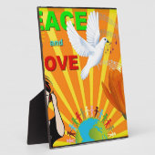 Vrede en liefde fotoplaat (Zijkant)