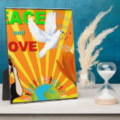 Vrede en liefde fotoplaat (Zijkant)