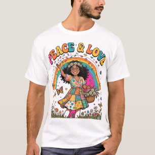 Vrede En Liefde Hippie T-shirt