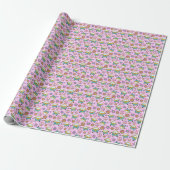 Vrede en liefde, Hippie Van Wrapping Paper Cadeaupapier (Uitgerold)