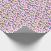 Vrede en liefde, Hippie Van Wrapping Paper Cadeaupapier (Hoek)