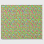 Vrede en liefde, Hippie Wrapping Paper Cadeaupapier (Vlak)