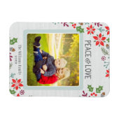 Vrede en liefde | Holiday-foto Magneet (Horizontaal)