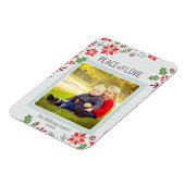 Vrede en liefde | Holiday-foto Magneet (Linkerzijde)