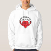 Vrede en liefde hoodie (Voorkant)