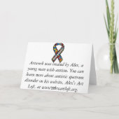 Vrede en Liefde Kaart (Achterkant)