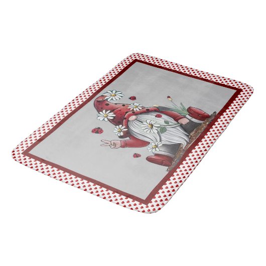 Vrede en liefde kabouters badmat (Gekanteld)