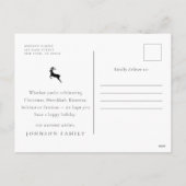 Vrede en liefde Land Rustic Pine Wreated Wood Feestdagenkaart (Achterkant)