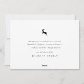 Vrede en Liefde Landelijke Dennenkrans van Hout Feestdagenkaart (Achterkant)