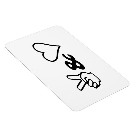 Vrede en liefde magneet (Rechterzijde)