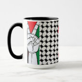 Vrede en liefde mok (Links)