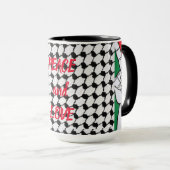 Vrede en liefde mok (Voorkant rechts)