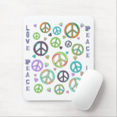 Vrede en liefde muismat (Met muis)