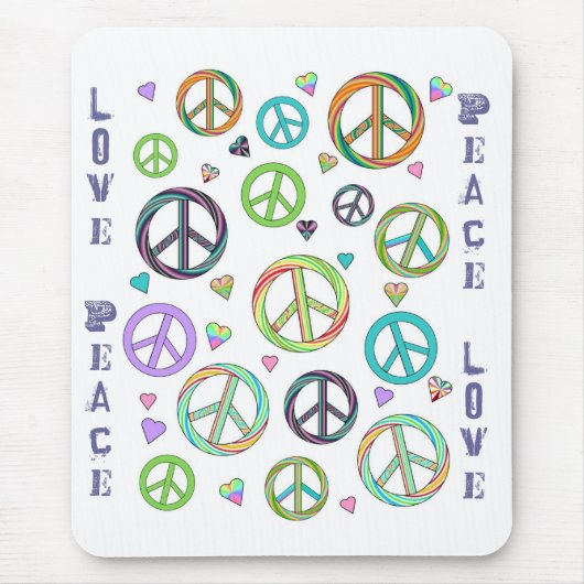 Vrede en liefde muismat (Voorkant)