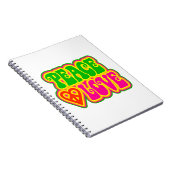 vrede en liefde notitieboek (Rechterzijde)