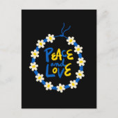 Vrede en liefde Oekraïne - Bloed - adem Briefkaart (Voorkant)