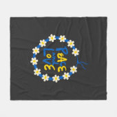 Vrede en liefde Oekraïne - Bloed - adem Fleece Deken (Voorkant (Horizontaal))