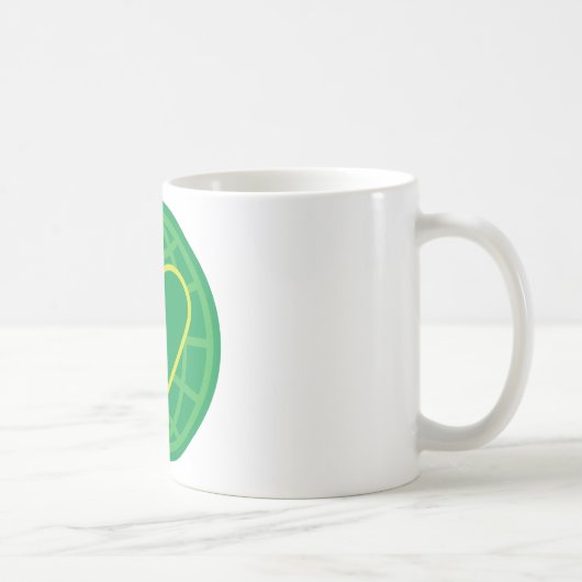 Vrede en liefde over de hele wereld. koffiemok (Rechts)