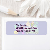 Vrede en Liefde Retourlabel Etiket (Insitu)