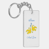 Vrede en liefde sleutelhanger (Voorkant Links)