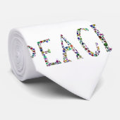 Vrede en liefde stropdas (Opgerold)