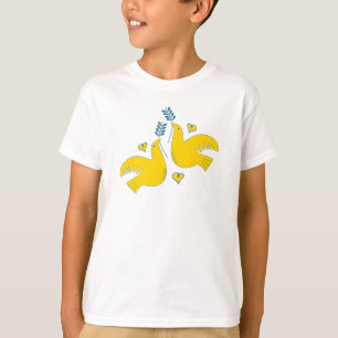 Vrede en liefde t-shirt